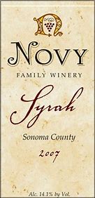 Image result for Novy Family Syrah Sonoma County