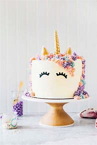 Image result for Rainbow and Unicorn Cake