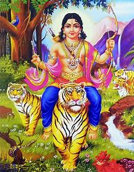 Image result for Hindu Tiger God