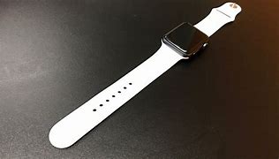 Image result for Space Gray Apple Watch with White Band