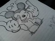 Image result for Dope Mickey Mouse Pencil Drawings