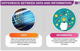 Image result for Describe the Difference Between Data and Information