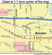Image result for Street Map of Brandon MS