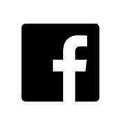 Image result for facebook icon black and white