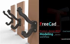 Image result for Coat Hook CAD