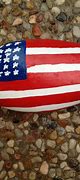 Image result for Heart American Flag On a Rock