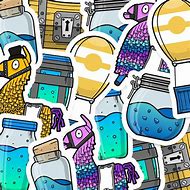 Image result for Fortnite Gadget Stickers