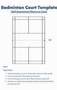 Image result for Badminton Court Template