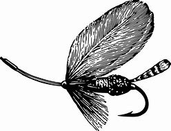 Image result for Fly Fishing Art Black and White