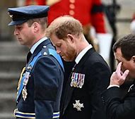 Image result for Prince Harry Crying Funeral