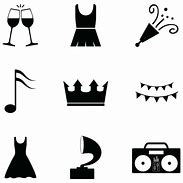 Image result for Prom King and Queen Silhouette
