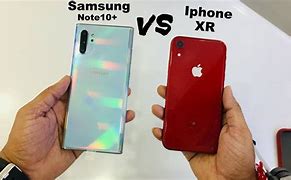 Image result for Samsung Note 10 Plus vs iPhone XR