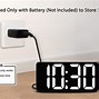 Image result for Battery Powered Digital Clock