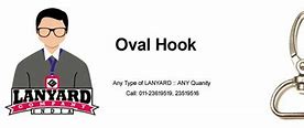 Image result for Oval Hook Lanyard Attachment