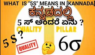 Image result for 5S Chart in Kannada