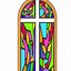 Image result for Stained Glass Window Cross Clip Art