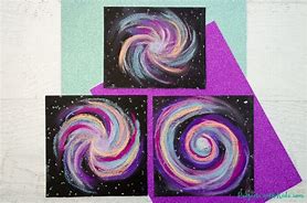 Image result for Round Galaxy Painting Ideas