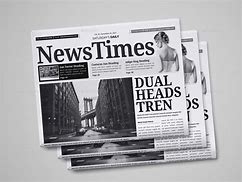 Image result for Newspaper Front Cover Template
