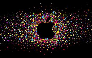 Image result for Apple Logo with Colourful Background