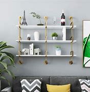 Image result for 3 Tier Floating Wall Shelf
