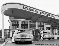Image result for 50s Gas Station