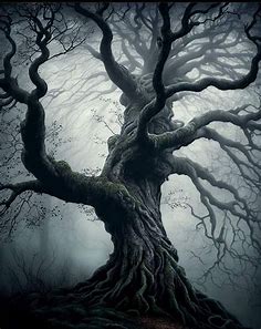 Pin by Helen Scott-Morgenstern on I love trees! | Fantasy tree, Ancient tree, Dark tree