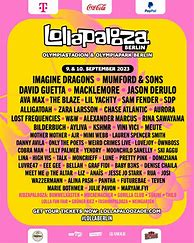 Image result for Lollapalooza 2023 LineUp