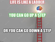 Image result for No Brain Ladder Meme