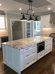 Image result for Kitchen Island with Microwave Drawer