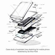 Image result for iPhone 13 Exploded View Drawing