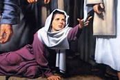 Image result for Woman Touching Jesus Cloak