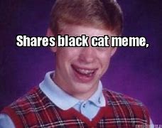 Image result for Serious Black Cat Meme