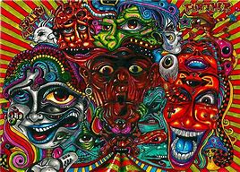 Image result for Psychedelic Art Scary Dark