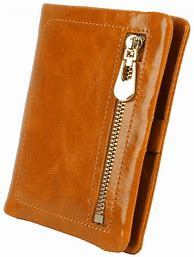 Image result for Leather Wallet with Coin Pocket