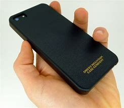 Image result for Leather Black iPhone 5 Case