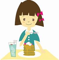 Image result for Eating Pancakes Clip Art