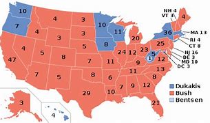 Image result for 1988 Presidential Election