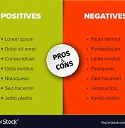 Image result for Pros and Cons Examples