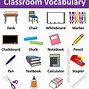 Image result for Live Worksheet Classroom Objects