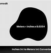Image result for Meters to Inches Conversion Chart