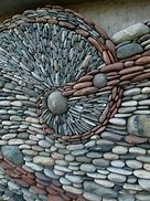 Image result for Mosaic Pebble Wall