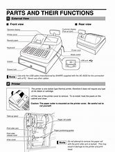 Image result for Sharp Electronic Cash Register Parts