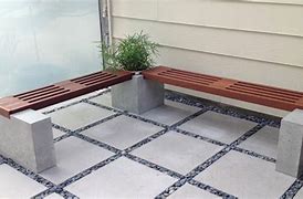 Image result for Concrete Planter Bench