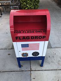 Image result for American Flag Drop Box