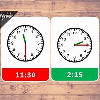 Image result for Free Timetable Clock Cards