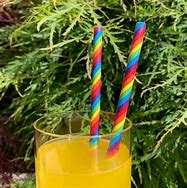 Image result for Rainbow Paper Straws