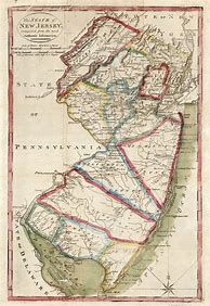 Image result for Old Maps of New Jersey