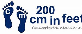 Image result for 200Cm in Feet