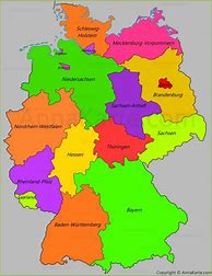 Image result for Deutschland Bundesländer Karte