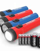 Image result for 12 Volt Battery Flashlight